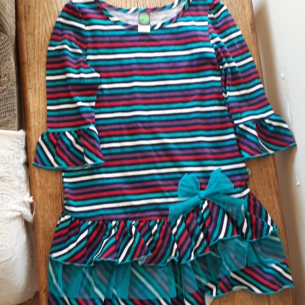 A kids striped dress